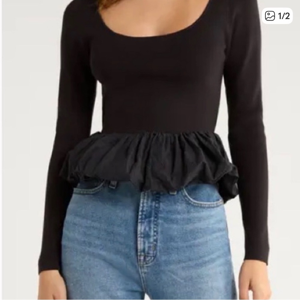 Rails large black top